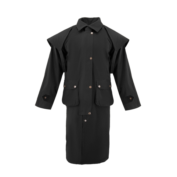 Premium OilSkin Duster Coat - Picture 2 of 7